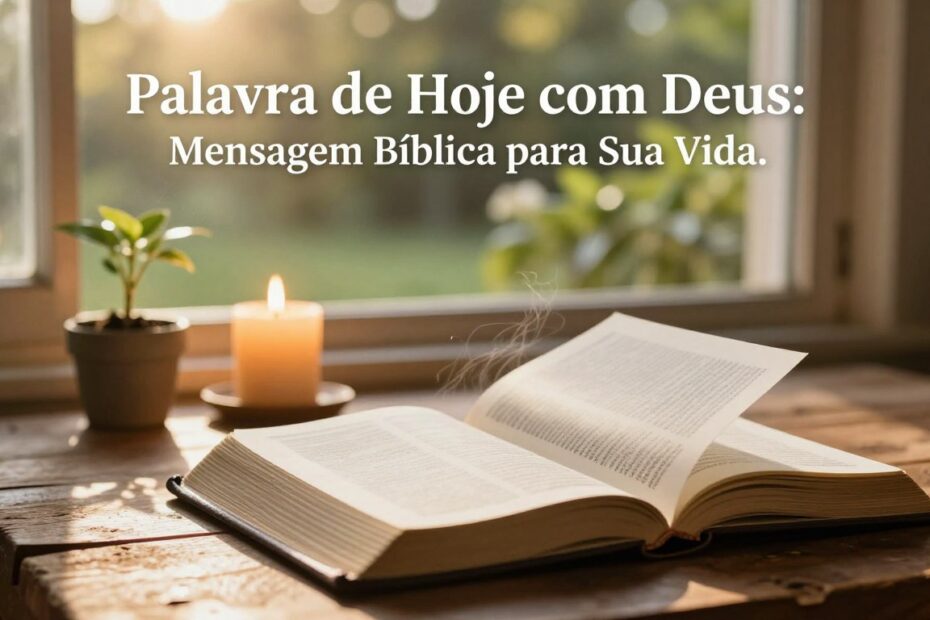 Palavra de Hoje com Deus: Mensagem Bíblica para Sua Vida