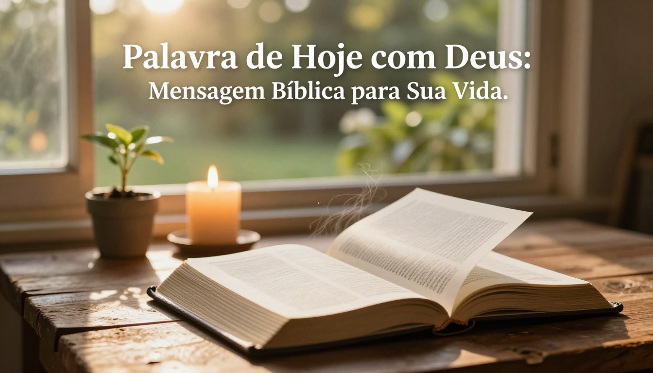 Palavra de Hoje com Deus: Mensagem Bíblica para Sua Vida